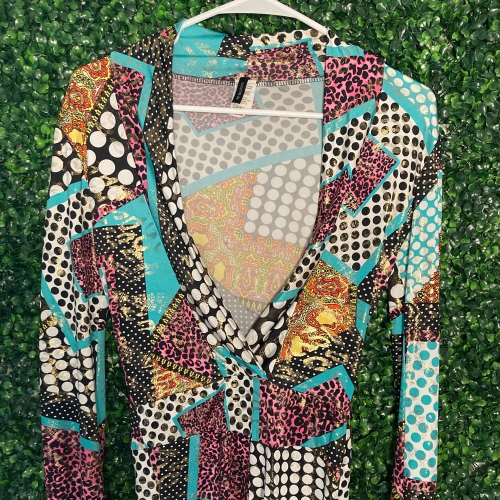 Multi- print romper.